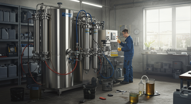 Filtracja oleju hydraulicznego – proces, korzyści i usługi