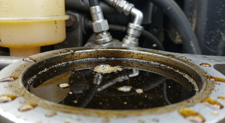 Przyczyny pienienia się oleju hydraulicznego – przewodnik
